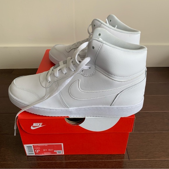 Nike Ebernon Mid. Size Men’s 9.5. Classic white. - Picture 4 of 5